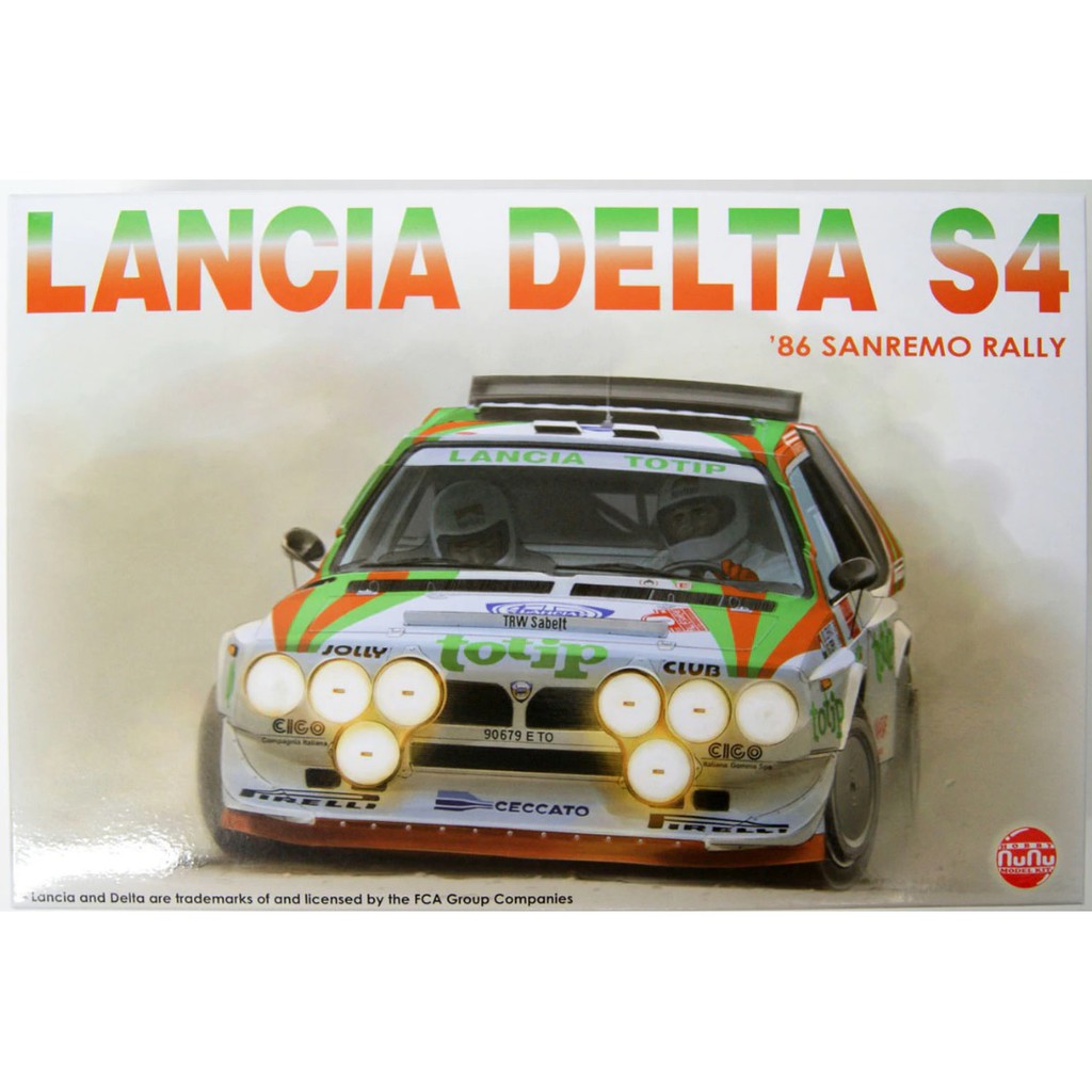 nunu-1-24-lancia-delta-s4-86-sanremo-rally-โมเดลรถยนต์-model-dreamcraft