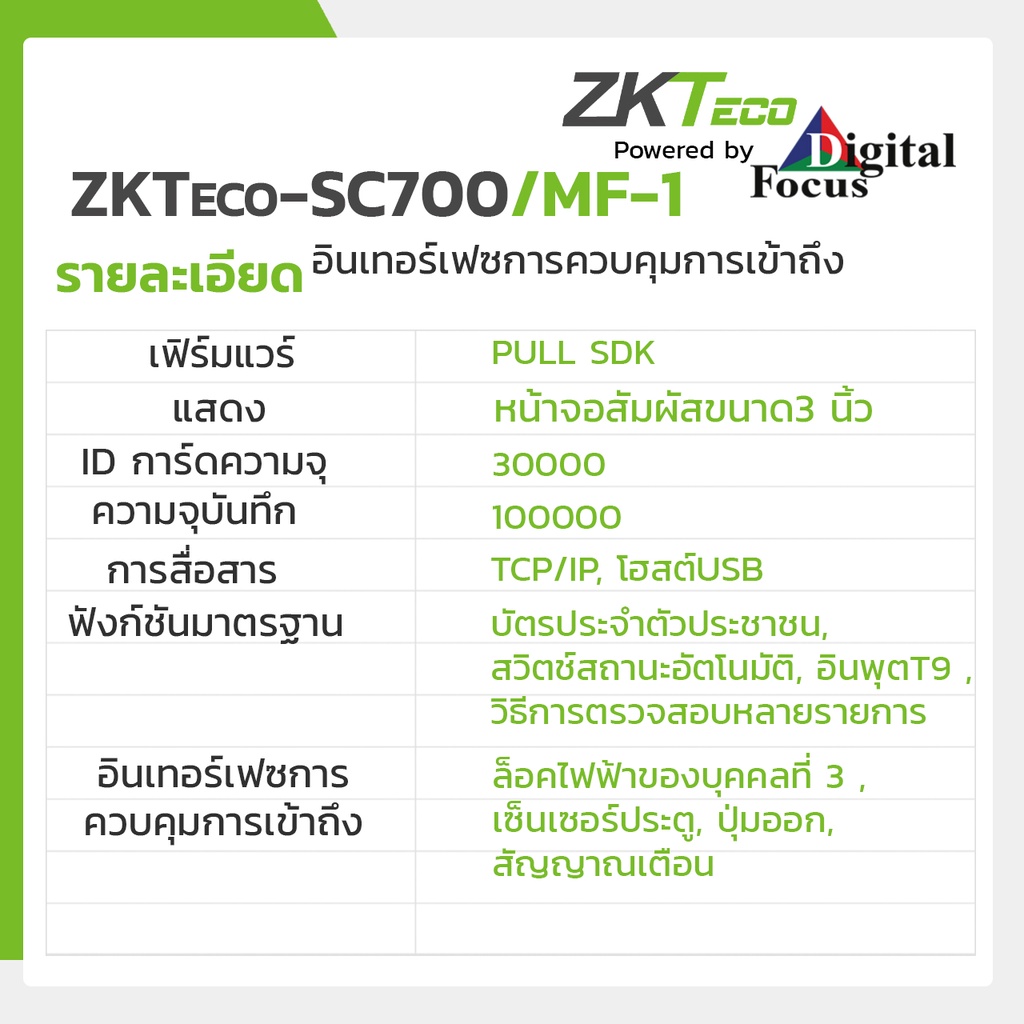 zkteco-รุ่น-sc700-mf-1-เครื่องทาบบัตร-ประตูคีย์การ์ด-ควบคุมการเข้า-ออกประตู