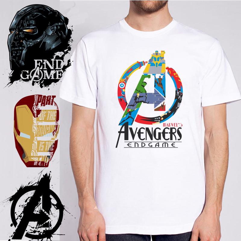 เสื้อยืดลาย แขนสั้น Avengers Ant-Man Thor Thanos Captain Marvel Captain America IronMan tee เสื้อยืด เวนเจอร์สลีก