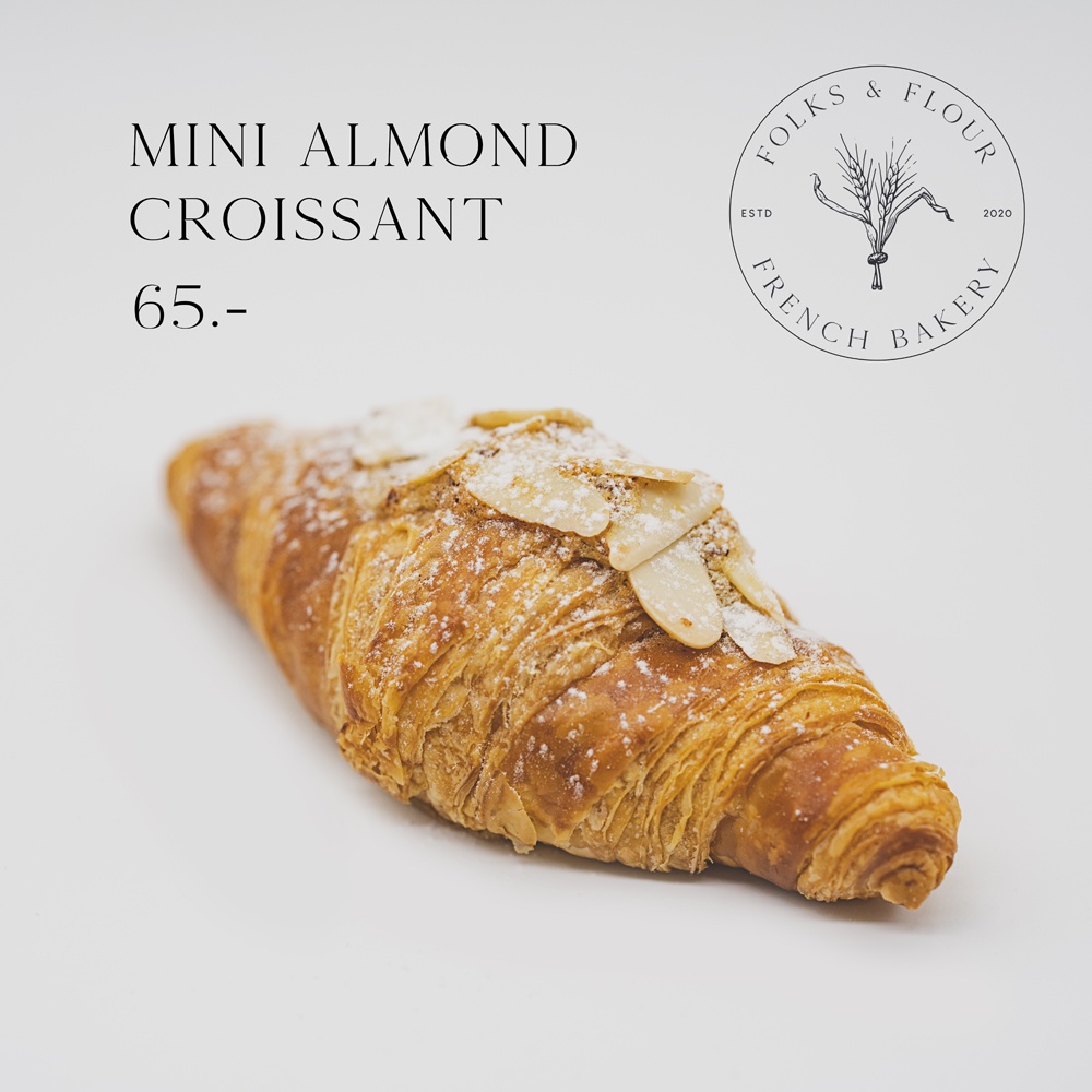 Mini Almond Croissant , ครัวซองต์ ไส้อัลมอลต์ Shopee Thailand