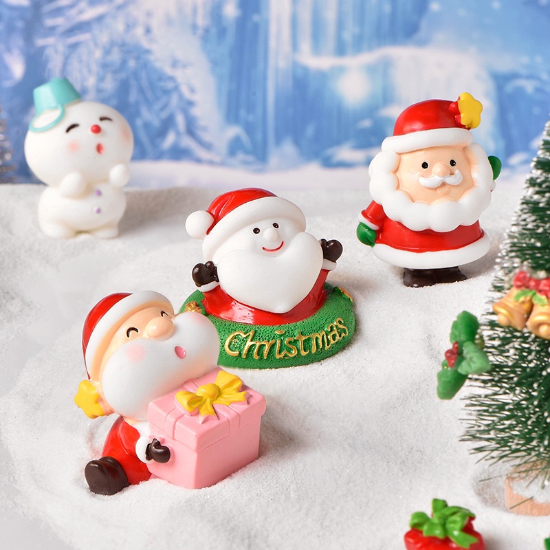 ภาพหน้าปกสินค้าสุขสันต์วันคริสต์มาส ซานตาคลอส christmas set มนุษย์หิมะ คู่รักที่น่ารัก ภูมิทัศน์ขนาดเล็กฉากหิมะเครื่องประดับจัดสวน จากร้าน giftshop_wu12345 บน Shopee
