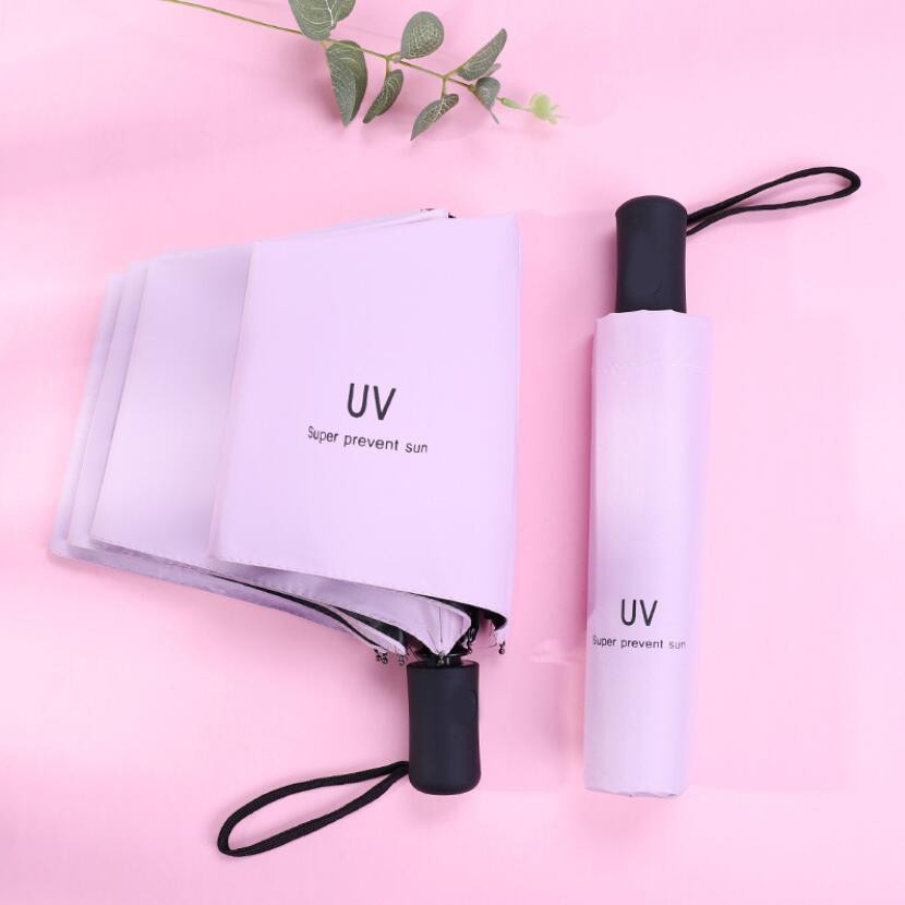 พร้อมส่ง-ร่มพับ-3-ตอน-ร่มกันฝน-ร่มพับกันuv-ร่มกันแดด-ร่มกันยูวี-ร่มกันuv-ร่มพับได้-ร่ม-uv-umbrella-คุณภาพดีราคาถูก