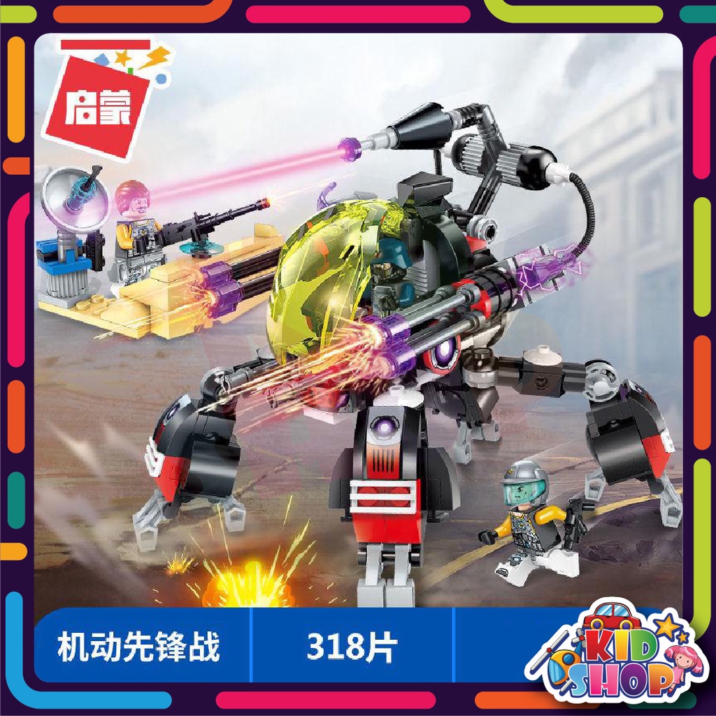 ตัวต่อ Enlighten The High-Tech Era First Battle หุ่นยนต์ต่อสู้ ENL2712 ...