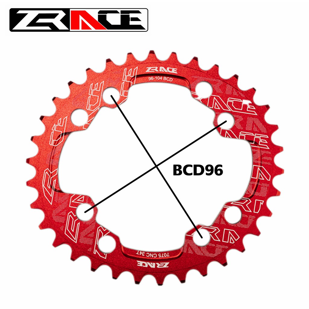 zrace-bcd104-and-bcd96-universal-oval-narrow-wide-chainring-7075al-cnc-vickers-hardness-15-for-mtb