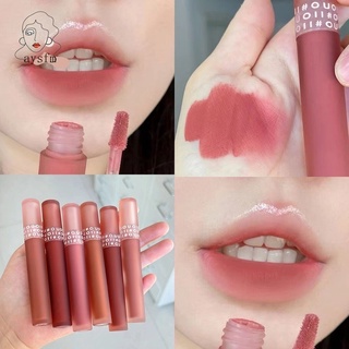ลิปสติก ลิปกลอส เนื้อแมตต์ กํามะหยี่ กันน้ํา ติดทนนาน