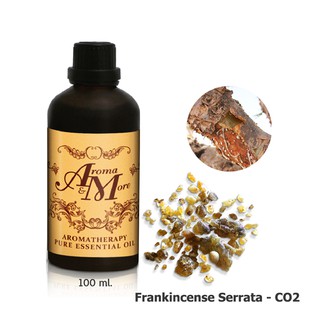 Aroma&amp;More Frankincense(Olibanum)Serrata CO2 Essential Oil 100% / น้ำมันหอมระเหยแฟรงคินเซนส์ Serrata CO2 ,India 100ML