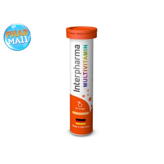 ภาพหน้าปกสินค้าInterpharma Multivitamin Orange 20s - วิตามินรวม รูปแบบเม็ดฟู่ละลายน้ำ 1 หลอด บรรจุ 20 เม็ด ที่เกี่ยวข้อง