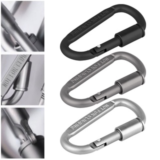 ภาพขนาดย่อของภาพหน้าปกสินค้าคาราบิเนอร์ สำหรับเปล คาราไบเนอร์ Aluminum spring carabiner ห้อยเปล คาราบิเนอร์ อลูมิเนียม 1 ชิ้น พร้อมส่งในไทย จากร้าน maghre บน Shopee