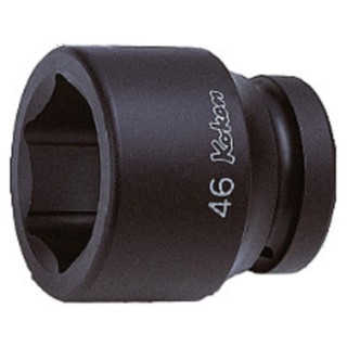 KOKEN18401M-17 ขอบบาง ลูกบ๊อกลมสั้น 1"-6P-17mm.