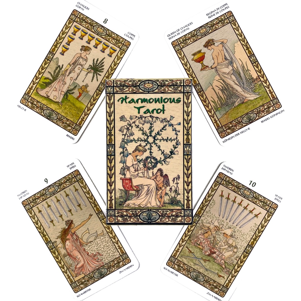 ภาพหน้าปกสินค้าการ์ดเกมส์ Tarot Deck สําหรับงานปาร์ตี้พร็อพการ์ดโปรเฟค