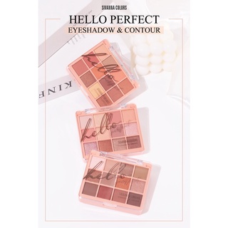 Sivanna Colors Hello Perfect Eyeshadow &amp; Contour ซีเวนน่า คัลเลอร์ส เฮลโล่ เพอร์เฟค อายแชโดว์ แอนด์ คอนทัวร์ #HF178