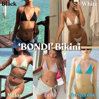 ‘BONDI’ Bikini บิกินี่สามเหลี่ยมสายเล็กจิ๋ว ผ้าร่องนิ่ม