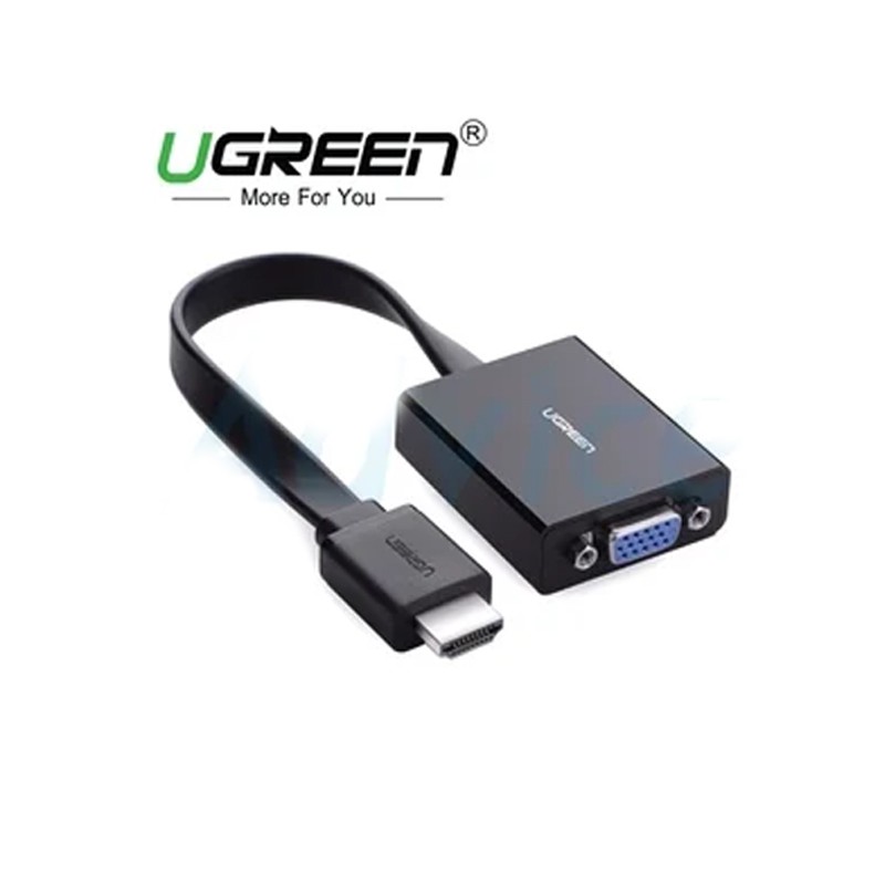 Converter HDMI TO VGA (AUDIO) Adapter UGREEN (40248)By Shopee ...
