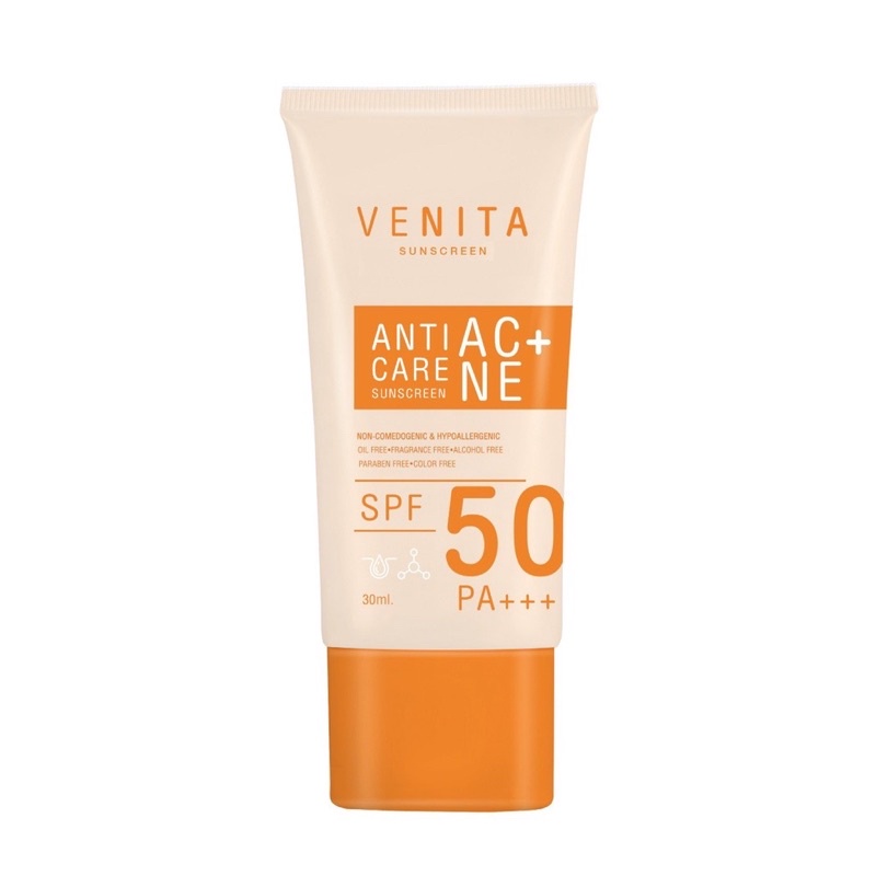 ไลฟ์2ทุ่ม195-ถูกสุด-แท้-venita-anti-acne-care-spf50-pa-กันแดดสำหรับคนเป็นสิว-ไม่ก่อให้เกิดสิวเพิ่ม-ไม่อุดตัน