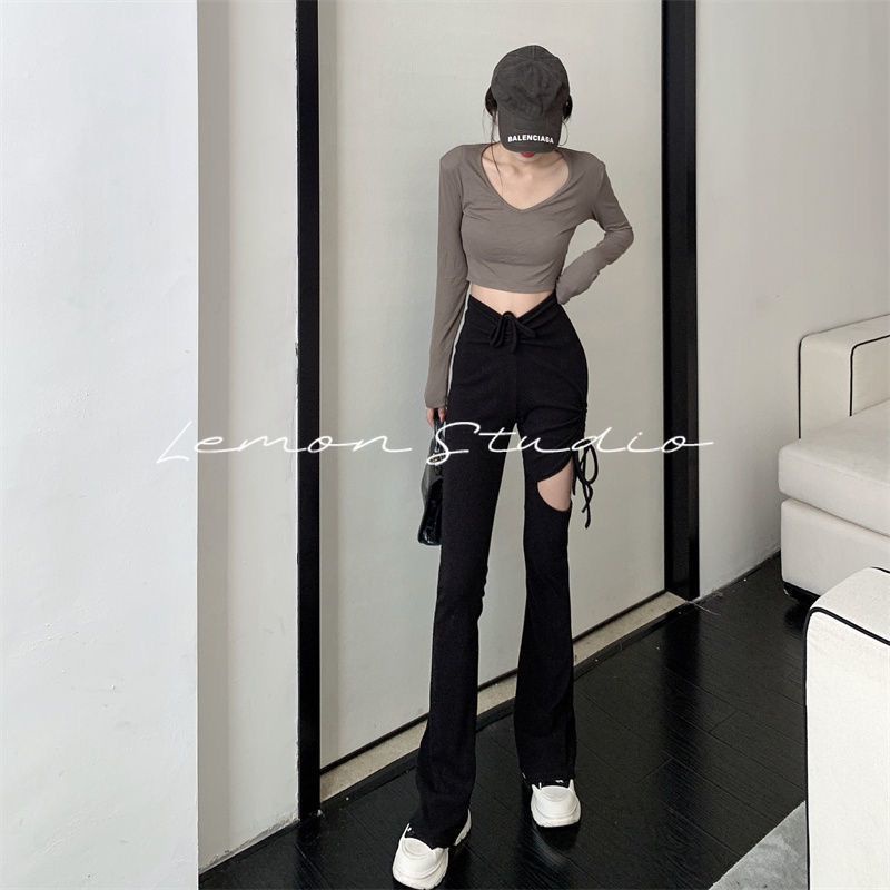lemon-studio-กางเกงขายาวเอวสูง-angust-pants-สายผูกเอว-ทรงขากระบอกสวยมาก-งานlemon-studio-82053