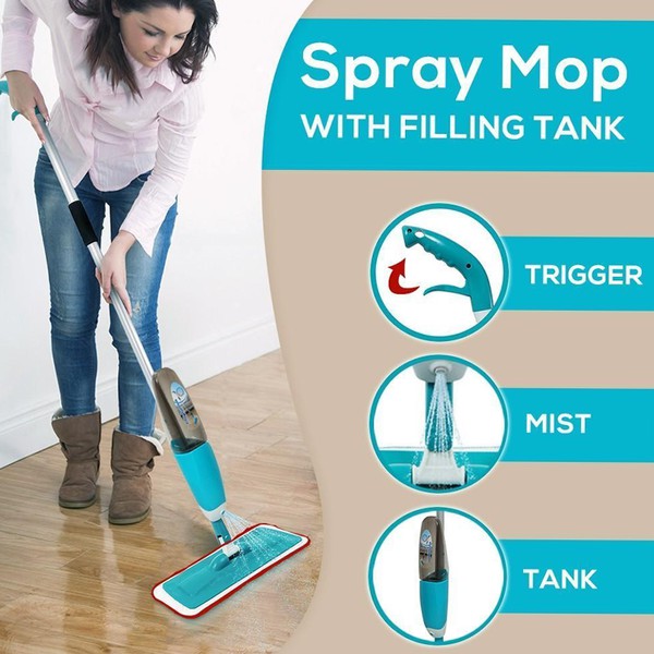 spray-mop-ไม้ถูพื้น-ไม้ม๊อบถูพื้นราคาถูก-ในเซ็ตไม้ถูมีผ้าไมโครให้-1-ผืน-ไม้ถูพื้นแบบสเปย์