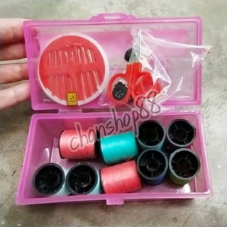 สินค้า ชุดด้าย พร้อมกล่อง 9 สี   9 หลอด