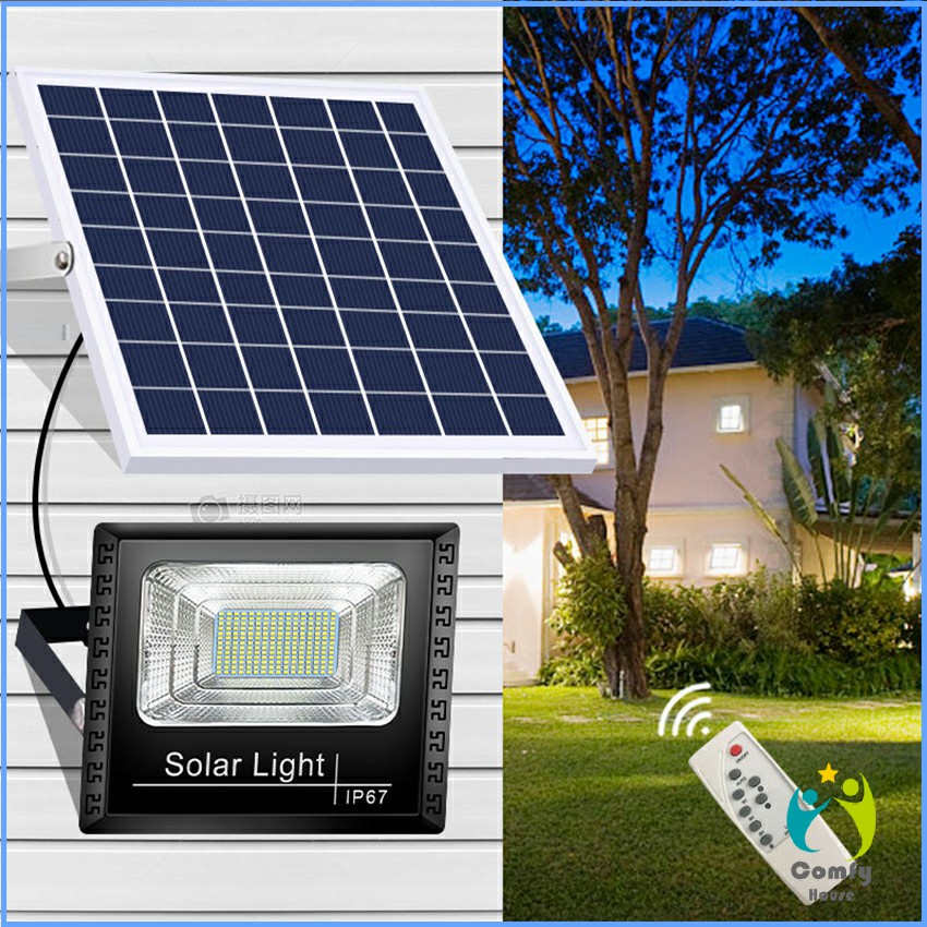 comfy-ไฟถนนเซ็นเซอร์แสงอาทิตย์-led-โคมไฟโซล่าเซล-กำลังไฟฟ้า-10w-solar-sensor-light