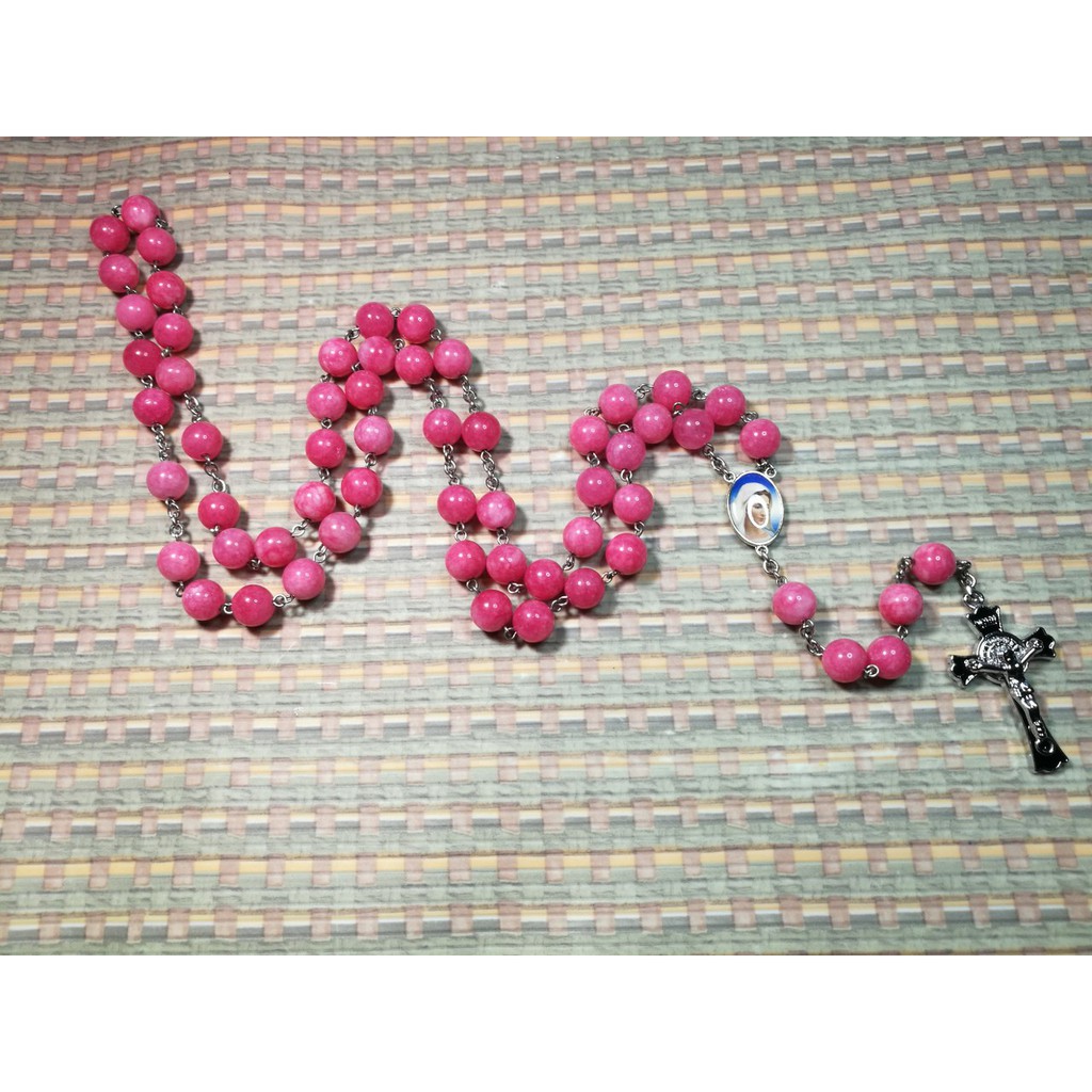 1-สายประคำ-คาทอลิก-หยกสีชมพู-12-มม-pink-jade-catholic-rosary-12-mm