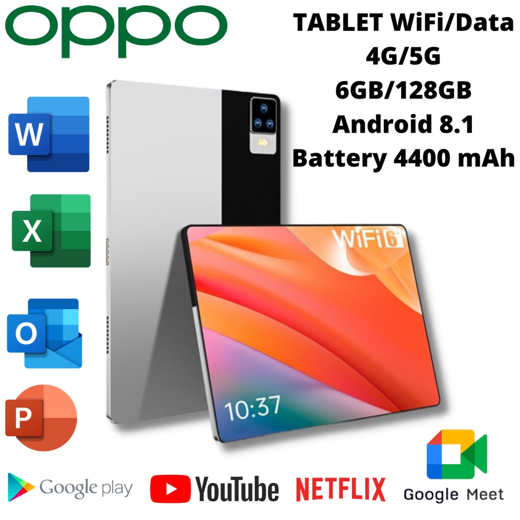 ภาพหน้าปกสินค้าOPPO Tablet PC แท็บเล็ต 10.8 Inch Android 8.1  Dual SIM 4G LTE รองรับซิมการ์ดทุกเครื่อข่าย จากร้าน orange64_shop บน Shopee