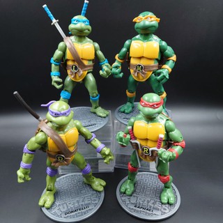 โมเดล นินจาเต่า Turtle Ninja ครบชุด 4 ตัว ขนาด 16 Cm สวยๆ ขยับข้อต่อได้หลายที่ ดึงอาวุธออกมาเล่นได้ งานดี ราคาถูก 💥