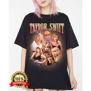 ฝ้ายเสื้อยืดแขนห้าส่วน พิมพ์ลายตัวอักษร Tylor Waffle Co-Branded taylor swift สําหรับผู้ชาย และผู้หญิงS-5XL