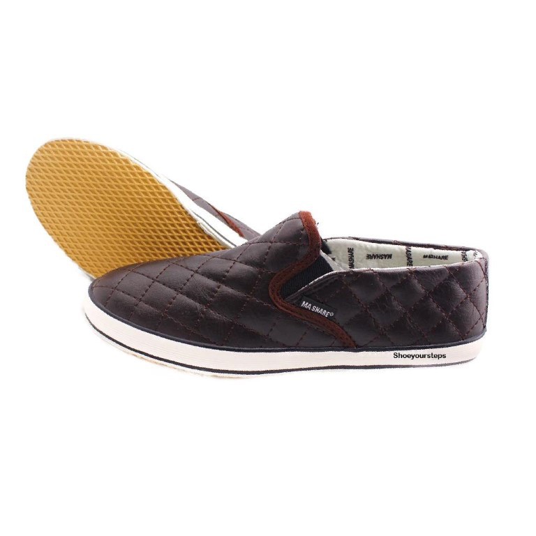 ภาพสินค้ารองเท้าผ้าใบ สลิปออน Mashare M-77 รวมสี จากร้าน shoeyoursteps บน Shopee ภาพที่ 2