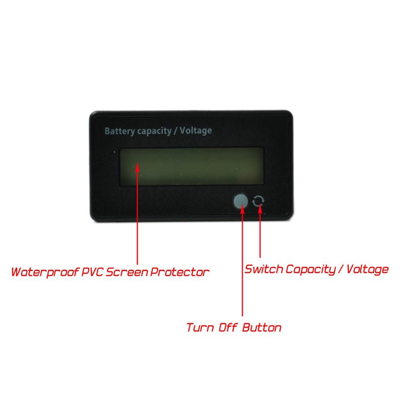 12-v-24-v-36-v-48-v-อุปกรณ์มิเตอร์วัดความจุแบตเตอรี่