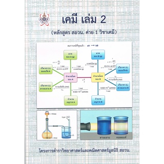 Chulabook เคมี เล่ม 2 (หลักสูตร สอวน. ค่าย 1 วิชาเคมี) :โครงการตำราวิทยาศาสตร์และคณิตศาสตร์ มูลนิธิ สอวน. 9786168242032