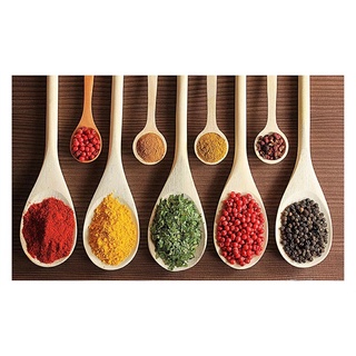 PINTOO: Colorful Spices in Wooden Spoons (1000 Pieces) [Plastic Jigsaw Puzzle]