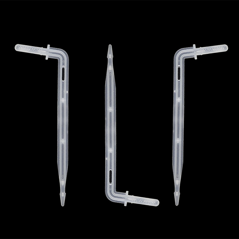 20 ชิ้น 4 มิลลิเมตรข้อศอก Arrow Drippers สวน Micro ชลประทานหยด Emitter ...