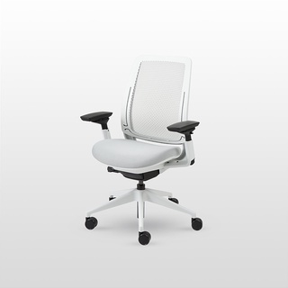 ราคาModernform เก้าอี้เพื่อสุขภาพ SERIES 2 พนักพิงกลาง Plastic Air Liveback SEAGULL(ขาว) เบาะผ้าสีเทา