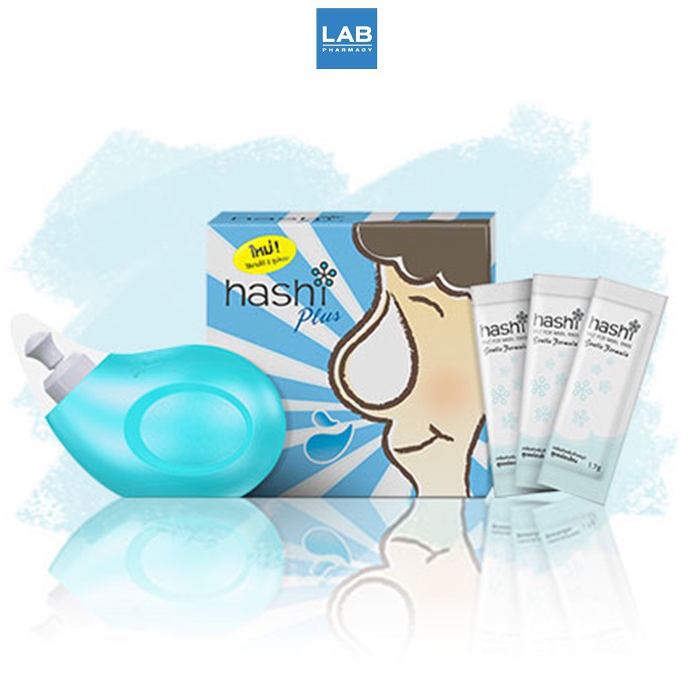 Hashi Plus - ฮาชชิ ชุดอุปกรณ์ และ เกลือล้างจมูก สูตรอ่อนโยน | Shopee ...