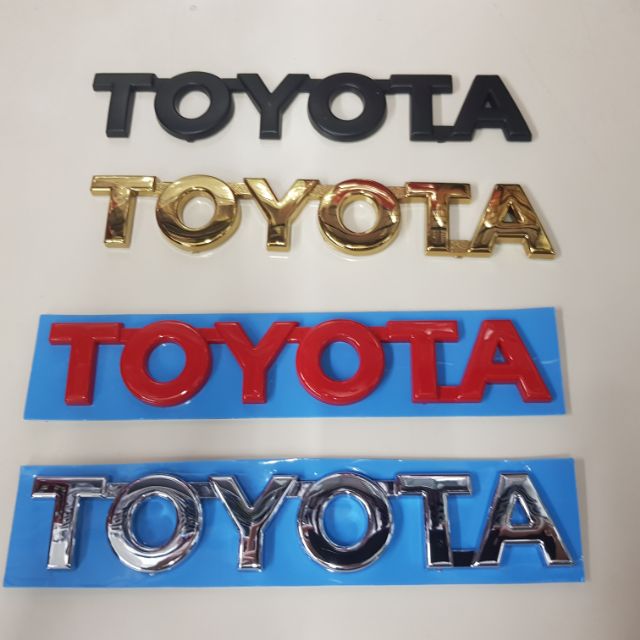 ภาพหน้าปกสินค้าlogo Toyota Vigo ติดท้ายรถ จากร้าน fourtyfox บน Shopee