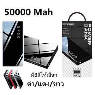 พาวเวอร์แบงค์ Power Bank 5000mAh แบตสำรอง แบตเตอรี่สำรอง แถมฟรีซองกันรอย+สายชาร์จMicro USB
