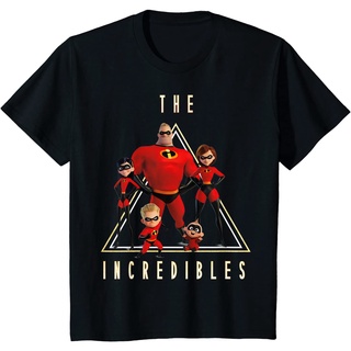 เสื้อยืดผ้าฝ้ายพรีเมี่ยม เสื้อยืด พิมพ์ลายกราฟฟิค Disney Pixar Incredibles สไตล์คลาสสิก สําหรับครอบครัว