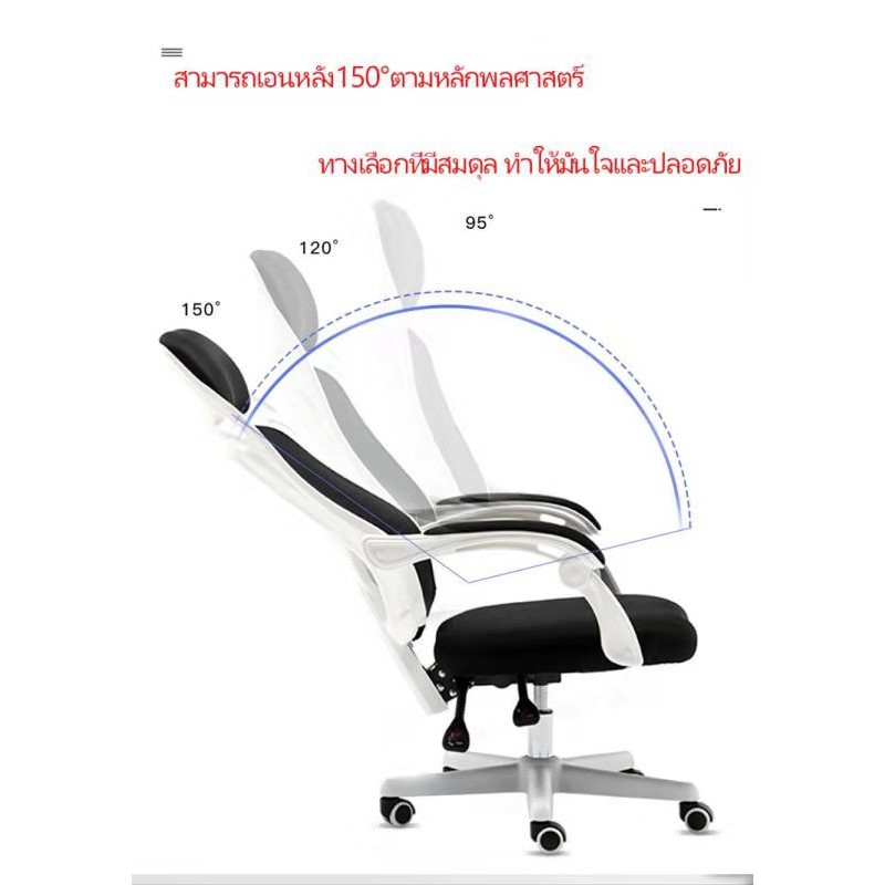 ภาพสินค้า(3DDD9NTB ลดทันที 80.-) SG 808 เก้าอี้สำนักงาน เก้าอี้ตาข่าย เก้าอี้ทำงาน เก้าอี้ขาเหล็ก ดีไซน์หรูหรา แข็งแรงทนทาน จากร้าน zhuyuanhua บน Shopee ภาพที่ 6