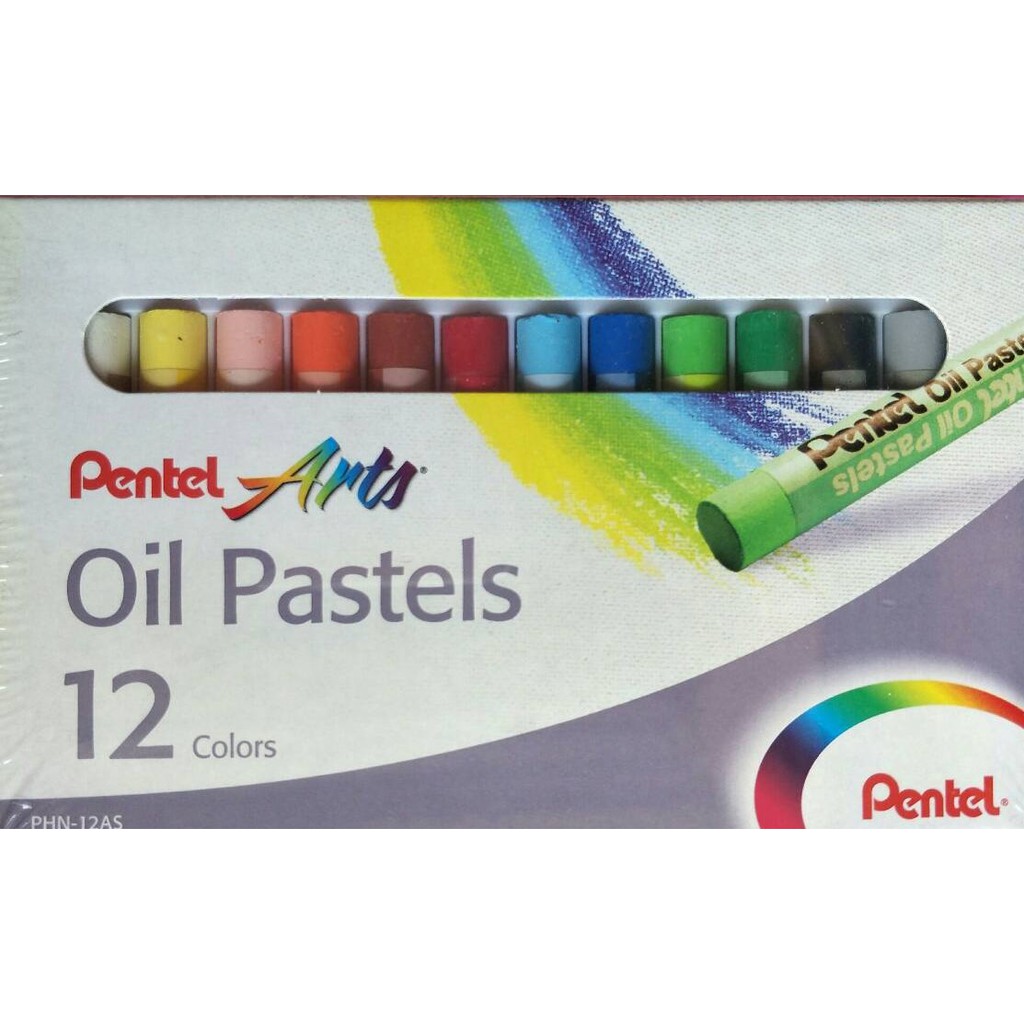 สีชอล์ค-เพนเทล-12สี-เพนเทล-สีชอล์ค-pentel-oil-pastel