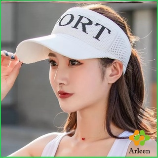 Arleen หมวกครึ่งหัว เกาหลีหมวกแฟชั่น ระบายความร้อนไม่อัป Sun hat