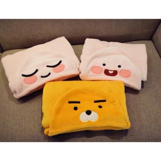 (pre-order) ผ้าคลุม เสื้อคลุม kakao friends เอพีช / ไรอัน apeach / ryan