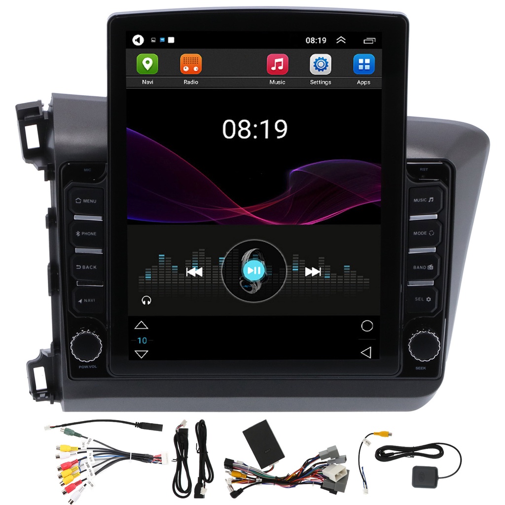 alabama327-เครื่องเล่น-mp5-บลูทูธ-หน้าจอ-9-7-นิ้ว-wifi-all-in-1-สําหรับ-honda-civic-2012-2015