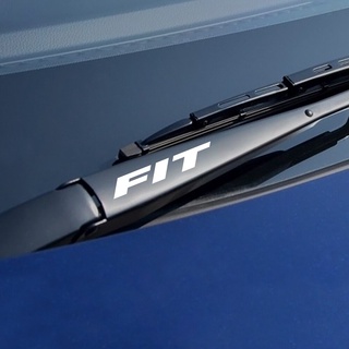 สติกเกอร์สะท้อนแสง อุปกรณ์เสริม สําหรับตกแต่งที่ปัดน้ําฝนรถยนต์ Honda Fit Auto Decal Captivating 4 ชิ้น