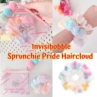 💥พร้อมส่ง💥 Invisibobble Sprunchie Pride Haircloud น่ารักมากๆ มาพร้อมกระเป๋า สายคิวท์ต้องชอบ แท้100%