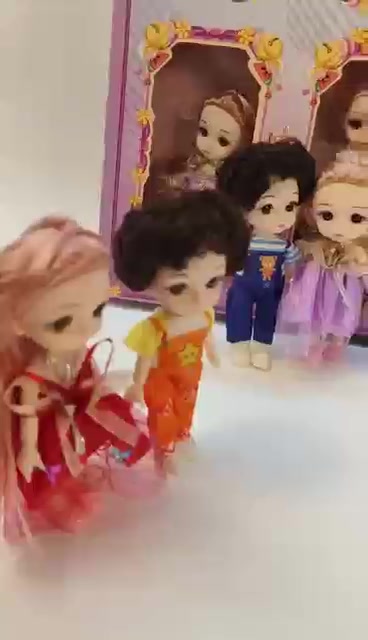 eliyaของเล่น-ตุ๊กตาเกาหลียก-เซ็ททั้งหมด6ตัว-ตุ๊กตาบาร์บี้-ตุ๊กตา-ของเล่นของขวัญสำหรับเด็กผู้หญิง-พร้อมส่งจากไทย