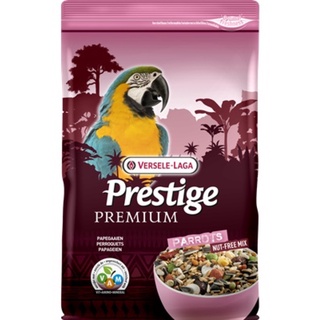 Prestige Premium Parrots อาหารนก สูตรพรีเมี่ยม สำหรับนกแก้วใหญ่ มาร์คอร์ เกรย์ กระตั้ว (2kg.)