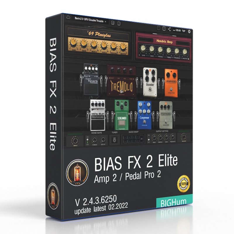 ภาพหน้าปกสินค้าBIAS FX 2.5 Elite Amp 2 Pedal Pro 2 ปลั๊กอินจำลองตู้แอมป์ และเอฟเฟกต์กีต้าร์ จากร้าน bighum บน Shopee