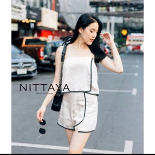 Nittaya - White straplesd naughty set