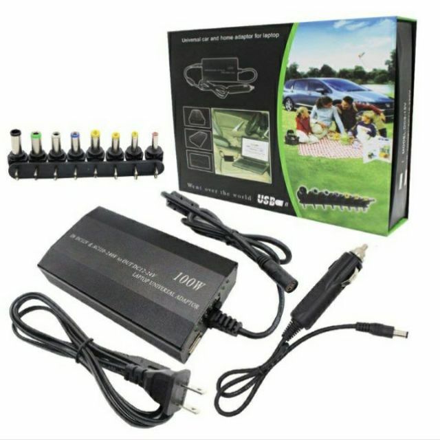 Universal Laptop Notebook AC Power Adapter Charger 12-24V 100W | Shopee  Thailand