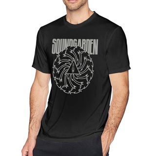 เสื้อยืดโอเวอร์ไซส์ขายดี เสื้อยืดลําลอง แขนสั้น คอกลม พิมพ์ลาย Soundgarden Badmotorfinger สีพื้น พลัสไซซ์ สําหรับผู้ชาย