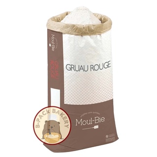 ภาพหน้าปกสินค้า(แป้งT45 แบ่งขาย 1Kg) แป้งครัวซองต์ Grands Moulins de paris Gruau Rouge Moul-Bie T45 1Kg ที่เกี่ยวข้อง